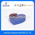 Customized Color Luxury Heart Shape Birthday Gifts Chocolate Packaging Boxes